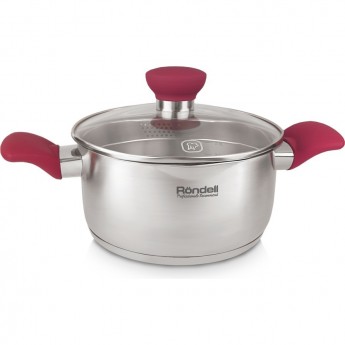 Кастрюля с крышкой RONDELL PROVOKE 20 см, 3,1 л Кастрюля с крышкой RONDELL PROVOKE 20 см, 3,1 л