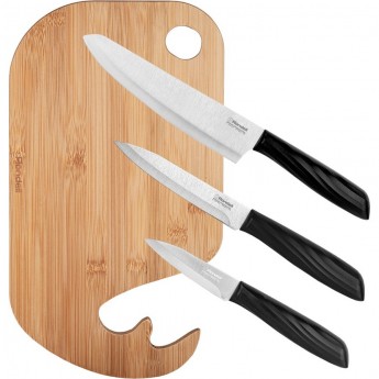 Набор из 3 ножей RONDELL JATAGAN с разделочной доской Набор из 3 ножей RONDELL JATAGAN с разделочной доской